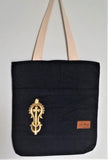 Environmental-Friendly Cotton-Canvas Tote bag with Habesha design