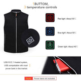 Infrared Heating Vest Jacket Electric Thermal Clothing