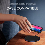 ESVNE 5W Qi Wireless Charger for iPhone X Xs MAX XR 8 plus Fast Charging for Samsung S8 S9 Plus Note 9 8 USB Phone Charger Pad