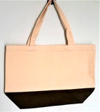 Environmental-Friendly Cotton-Canvas Tote bag with Habesha design